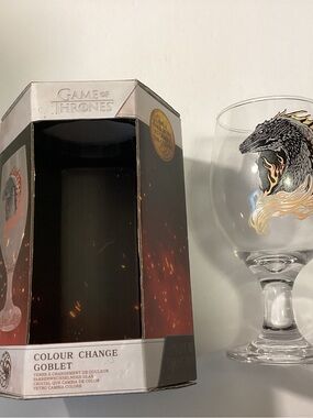 Game of Thrones Colour Change Goblet - House of Dragons Goblet 8oz.